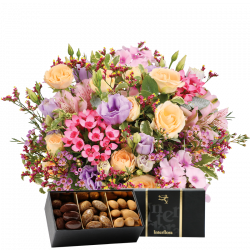 Zest zart und Schokolade Mandeln