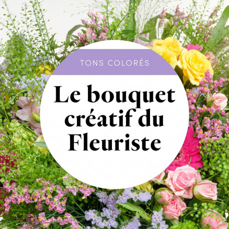 Bouquet du fleuriste multicolore